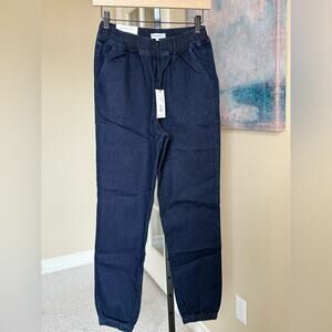WeWoreWhat Denim Joggers Ankle Dark Indigo Women’s size Small Cotton